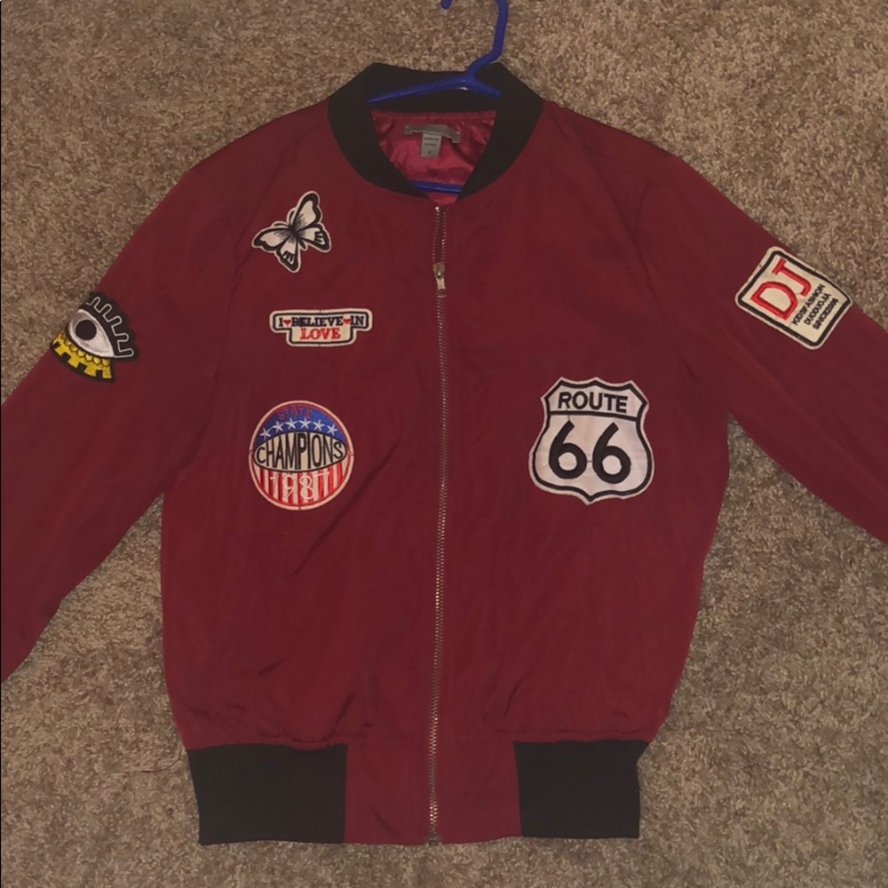 Patch Bomber Jacket